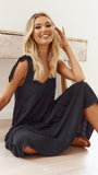 Jaliyah Midi Dress Black