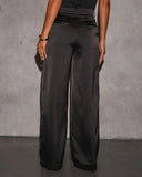 Shannell Satin Trouser Pants