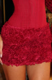 On My Wishlist Mini Skirt Wine