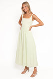 Amberlyn Maxi Dress Green Gingham