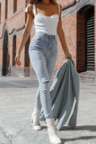 Hadie Jeans Light Blue Wash