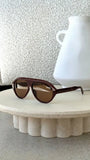Zaeli Sunglasses Wine Brown