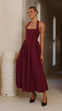 Kristen Maxi Dress Wine
