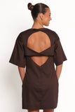 Thorne Mini Dress Chocolate