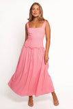 Clover Midi Dress Pink