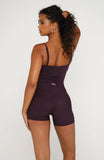 Keep Up High Waisted Shorts 4 Midnight Plum