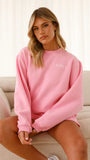 Billy J Crewneck Jumper Pink