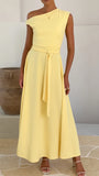Gemma Maxi Dress Baby Yellow