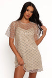 Silvie Mini Dress Light Taupe