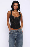 Sunset Kisses Bustier Black