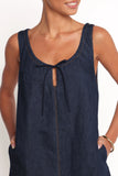 Azen Mini Dress Dark Denim