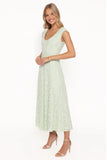 Mapleton Maxi Dress Sage Green Lace