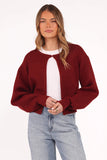 Ripley Knit Cardigan Berry