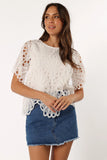 Sabina Top White