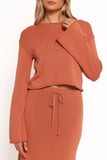 Rooney Knit Sweater Cinnamon