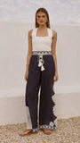 Tessa Wide Leg Pants Black