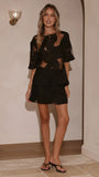 Linnea Mini Skirt Black