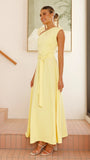 Gemma Maxi Dress Baby Yellow