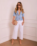 Ardenne Denim Short Sleeve Blazer