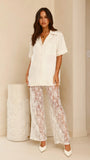Baxter Pant White Lace