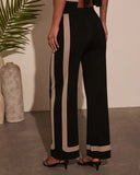 Cool Again Contrast Trim Pants