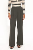 Hayden Pleated Wide Leg Pant Dark Olive