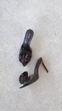 Casey Heel Choc Satin