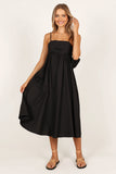 Alice Bow Back Midi Dress Black
