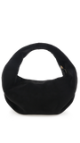 Renee Shoulder Bag Black Suede