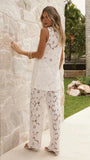 Makaylie Top White Flower