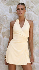 Brigitte Halter Mini Dress Butter