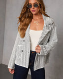 Arbelle Herringbone Double Breasted Jacket