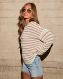 All The Time Striped Pullover Sweater