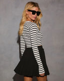 In The Element Striped Cropped Top