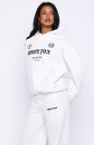 Vibe Too High Oversized Hoodie Grey Marle