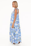Amber Maxi Dress Blue Floral