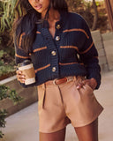 Flip The Switch Pocketed Faux Leather Shorts