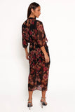 Audrina Maxi Dress Deep Night Floral
