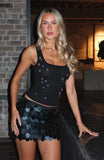 Ariel Mini Skirt Black Shell