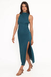 Hayven Midi Dress Teal