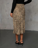 Something About You Printed Midi Skirt