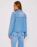 Sharleen Denim Button Down Top