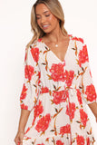 Kelda Dress Red Floral