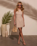 Chasing Horizons Striped Mini Dress