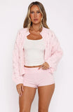 Cutie Pie Knit Cardigan Baby Pink