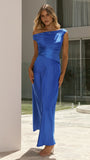 Auria Off Shoulder Maxi Dress Royal Blue