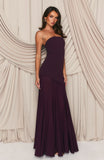 Sending My Best Strapless Maxi Dress Burgundy