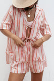 Aaliyah Shorts Pink Stripe