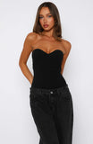 Stuck To You Bodysuit Black