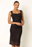 Naomi Midi Dress Zebra